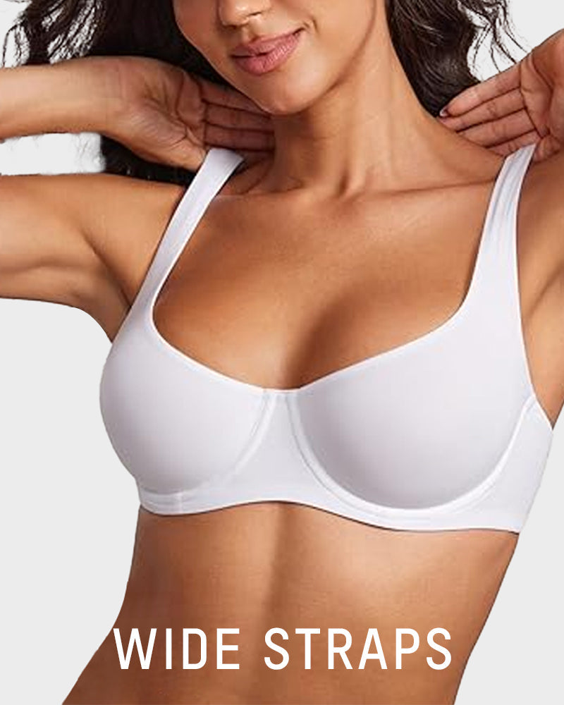 Last day of promotion 🔥🔥 Underwire Support Seamless Unlined Balconette Bra