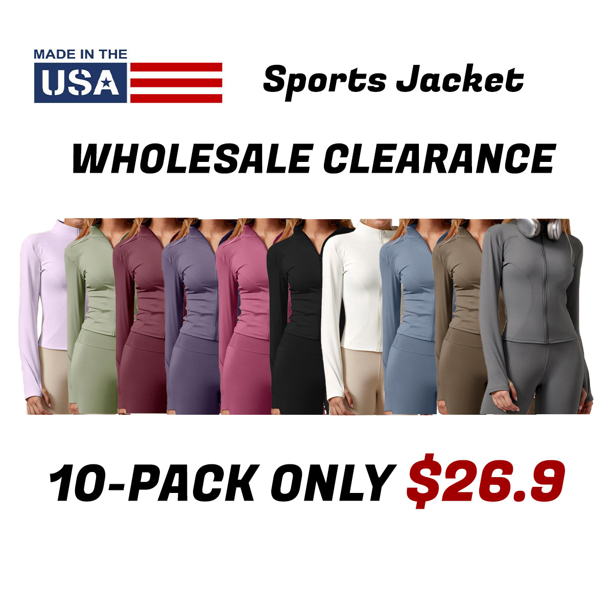 Womens Full Zip Long Sleeved Sports Jacket Slim Fit Quick Dry Stretch Fabric with Thumb Holes for Running Yoga Gym Workout Outfits Activewear