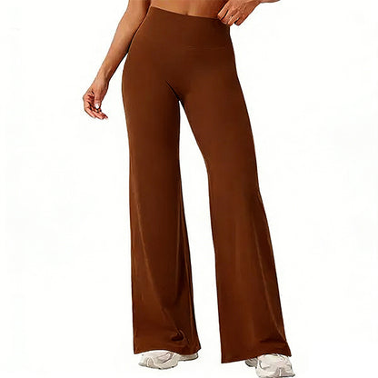 🔥 Women's High-Waist No-Front-Seam Tummy Control Sculpting Pants