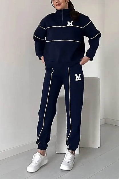 ⏰Final 2-Hour Clearance⚡ Women’S Casual Sporty “M” Two-Piece Sets