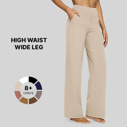 Last day's discount  --  Loose High-Waist Business Casual Pants Yoga Pants
