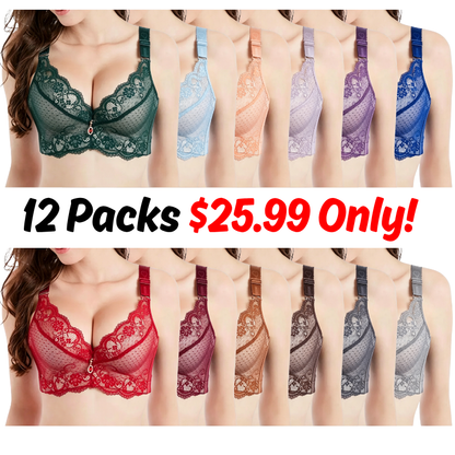 Padded Push Up Lace Bras for Women