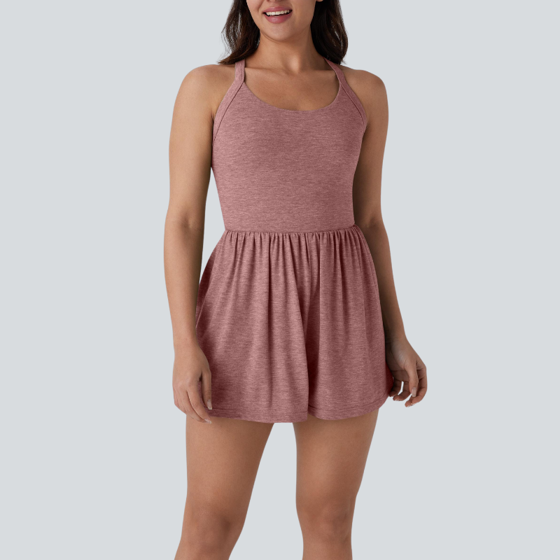 2-in-1 Romper-Easy Peezy Edition Dresses