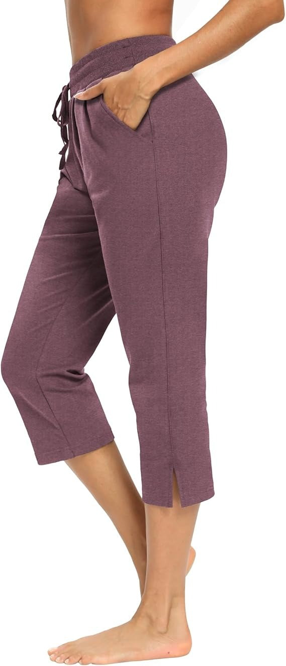 Summer Loose Jogger Capris with Pockets