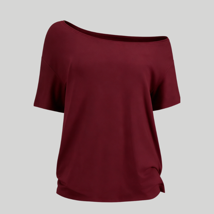 Women's Solid Basic Tee & Men's Muscle Slim Henley Shirts