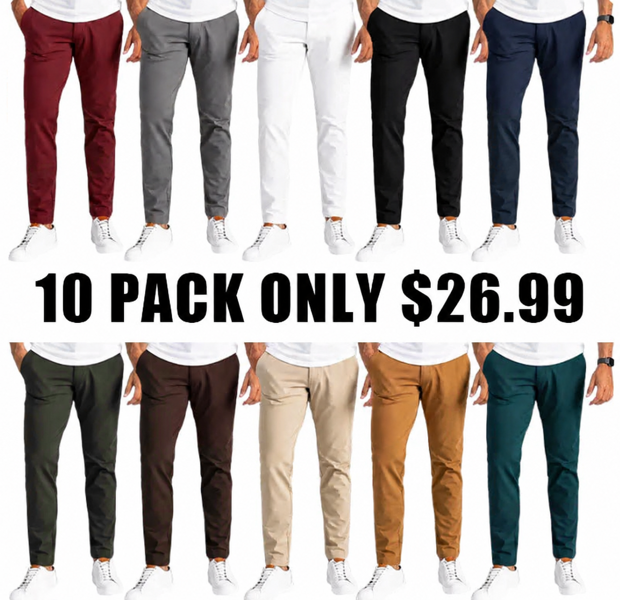 🔥Men's Slim Fit Stretch Golf Pants🔥