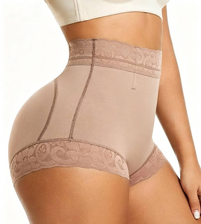 High Waist Shapewear Panty with Anti-Slip Silicone Band