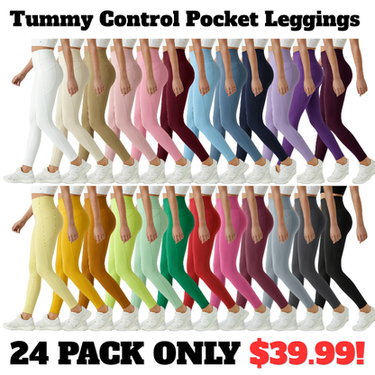 Tummy Control Pocket Shaping Training Leggings