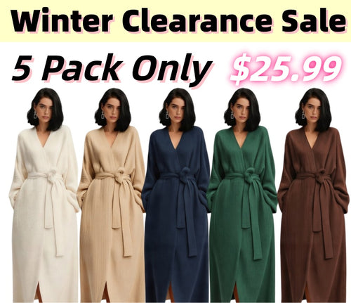 💘 Valentine’s Day Sale 💘 Women's Double-Sided Plush Robe