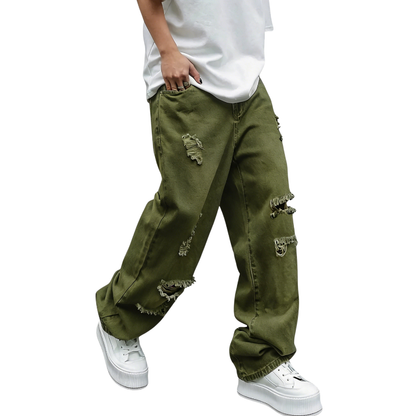 Men's Vintage Wide Leg Flared Jeans