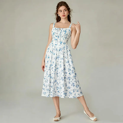 Women's floral print midi dress