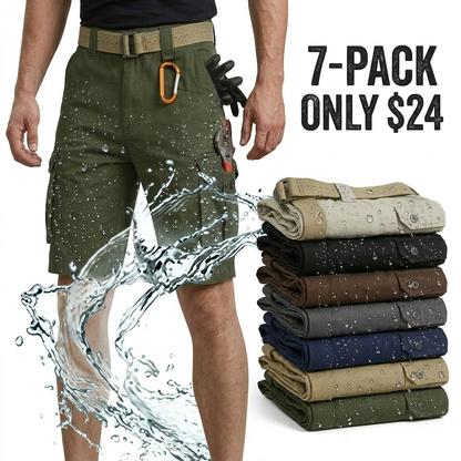 🥰LAST DAY 60% SALE 💥 Men Cargo Tactical Shorts & EDC Hiking Work Military Army Pants with 9 Pockets