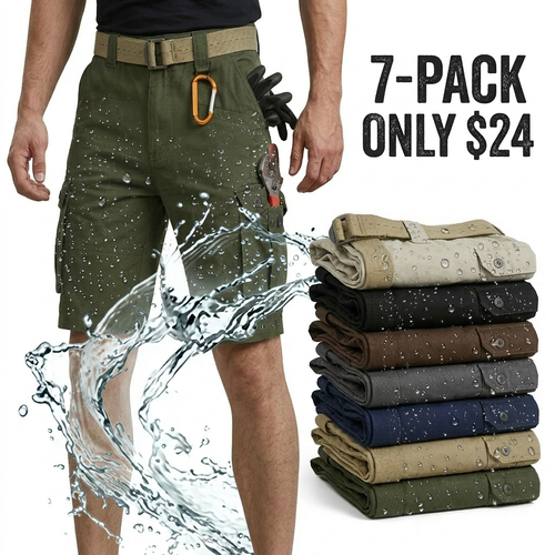 🥰LAST DAY 60% SALE 💥 Men Cargo Tactical Shorts & EDC Hiking Work Military Army Pants with 9 Pockets