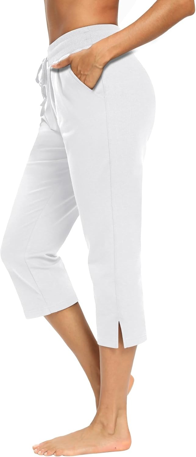 Summer Loose Jogger Capris with Pockets