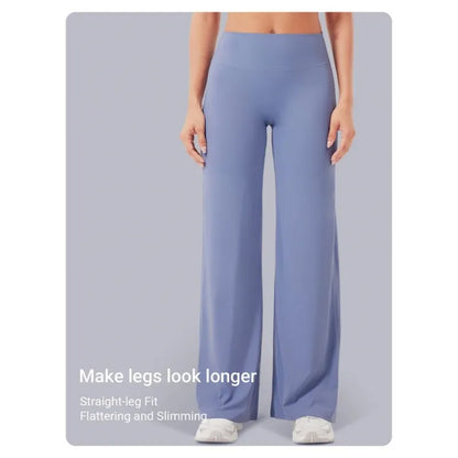 🔥 Women's High-Waist No-Front-Seam Tummy Control Sculpting Pants