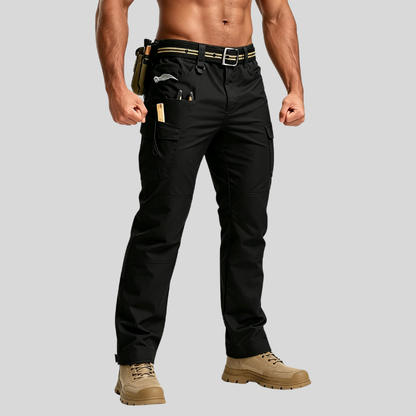 Men's Tactical Work Lightweight Multi-Pocket Water Resistant Cargo Pants