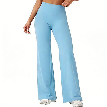 🔥 Women's High-Waist No-Front-Seam Tummy Control Sculpting Pants