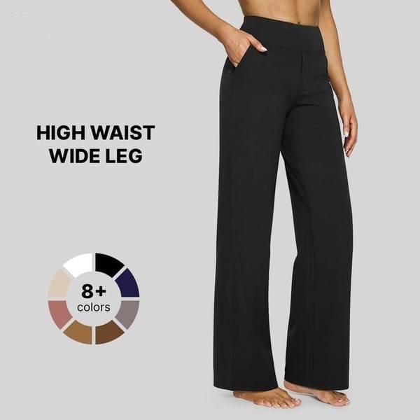 Last day's discount  --  Loose High-Waist Business Casual Pants Yoga Pants