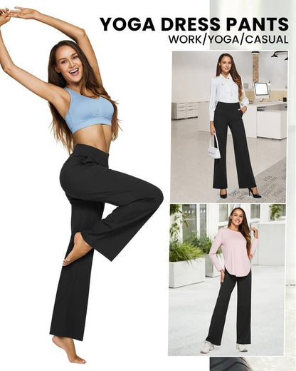 Last day's discount  --  Loose High-Waist Business Casual Pants Yoga Pants