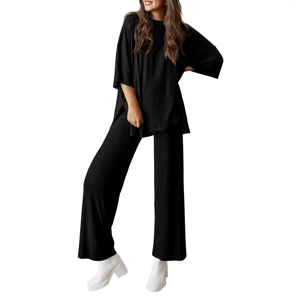 ⏰ Flash Deal!! Comfy & Loose Tee Set – Hot Seller, Limited Time Only!
