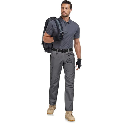 🔥Men's Ripstop Water-Resistant Cargo Pants,Ripstop Water Resistant Hiking Work Pants