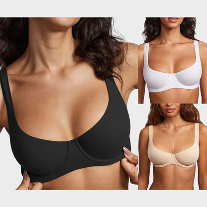 Last day of promotion 🔥🔥 Underwire Support Seamless Unlined Balconette Bra