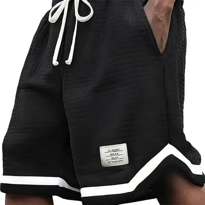 Men's Waffle Knit Casual Summer Shorts