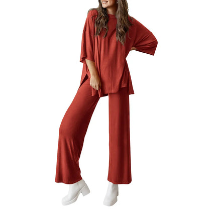 ⏰ Flash Deal!! Comfy & Loose Tee Set – Hot Seller, Limited Time Only!