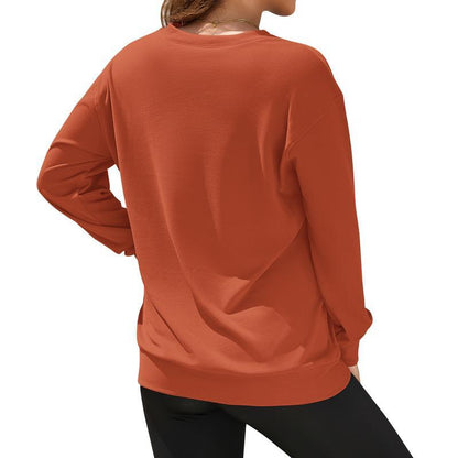 Clearance sale🔥 Your Favorite Is Back!Women's Hoodless V-neck Sweatshirt With Kangaroo Pocket Fleece Longsleeve Oversized Casual Style Shirt