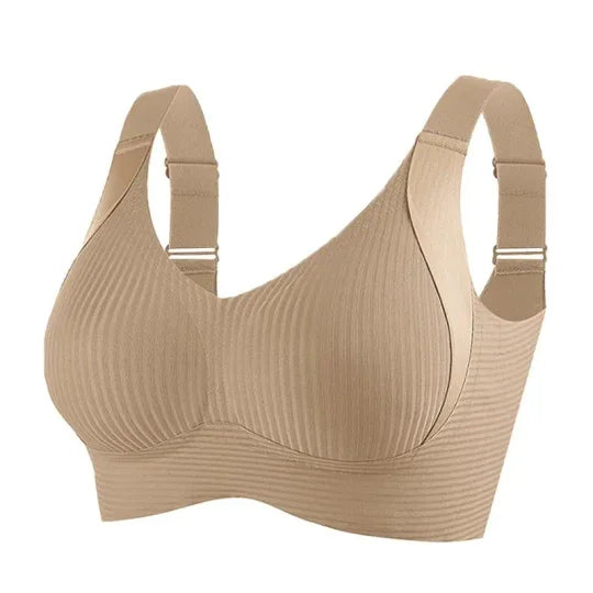 ⏰ TODAY ONLY Jelly Wireless Womens Comfortable Wireless Bras Push Up Bralettes Seamless Tshirts Bras Deep V Everyday Bras