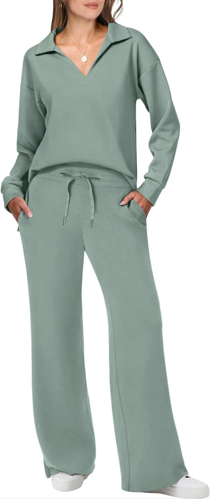 ⚡LIMITED SALE - Women's Sets Outfits Casual Long Sleeve Sweatsuits Sets