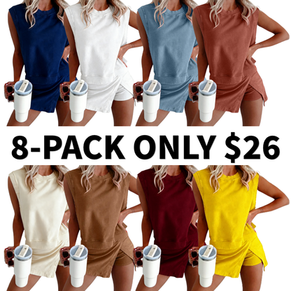 Women Two Skirt Sets Summer