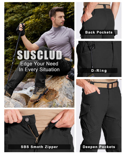 Men's Multi-Pocket Tactical Work Pants