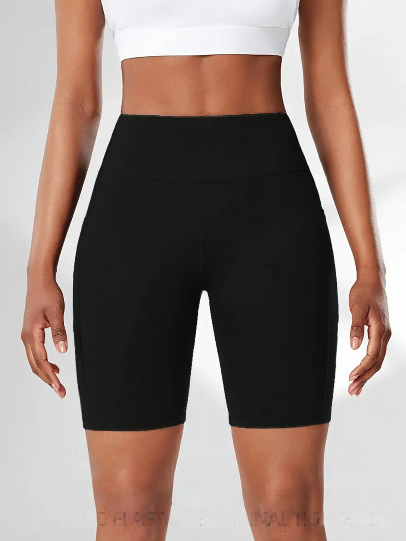 High Waist Athletic Yoga Shorts
