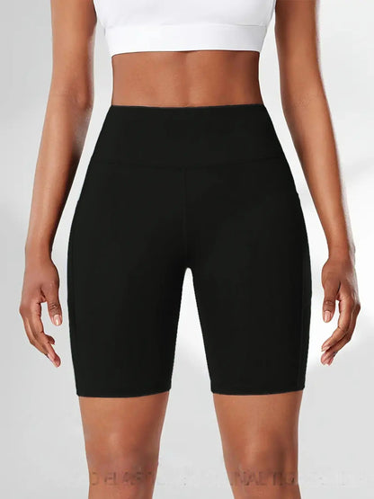 High Waist Athletic Yoga Shorts