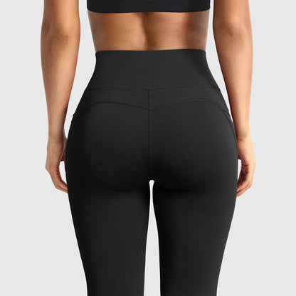 Women Workout Flare High Waist Butt Lifting Pants