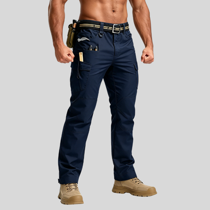 Men's Tactical Work Lightweight Multi-Pocket Water Resistant Cargo Pants