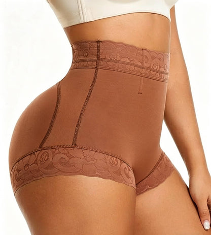 High Waist Shapewear Panty with Anti-Slip Silicone Band
