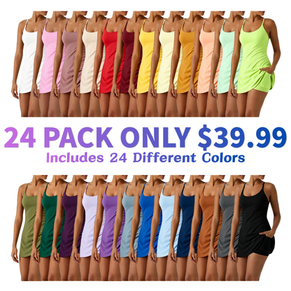 Women's Backless Athletic Dress
