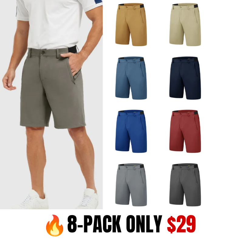 🔥HOT SALE 70% OFF🥰Men's Stretch Quick Dry Casual Work Golf Shorts
