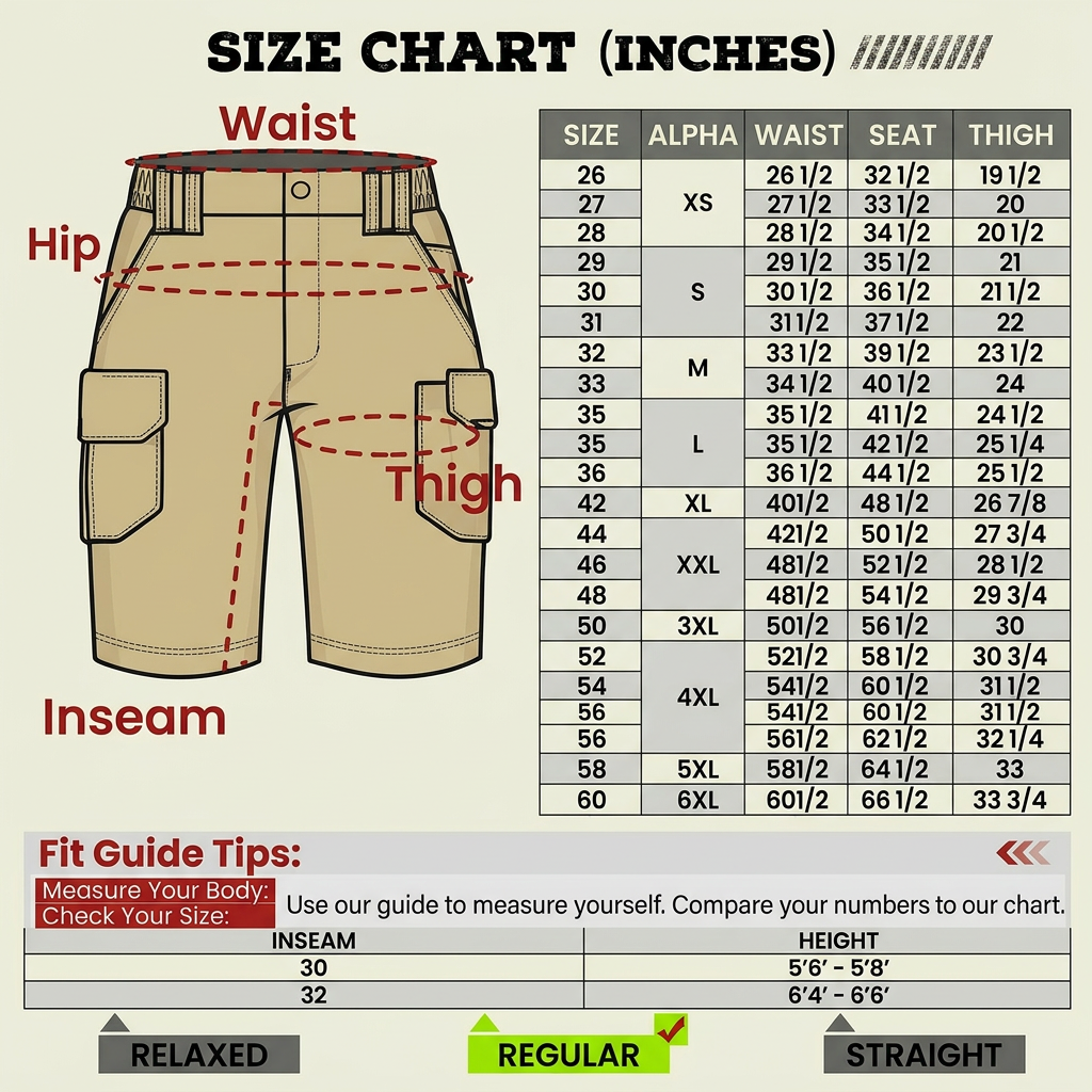 🥰LAST DAY 60% SALE 💥 Men Cargo Tactical Shorts & EDC Hiking Work Military Army Pants with 9 Pockets