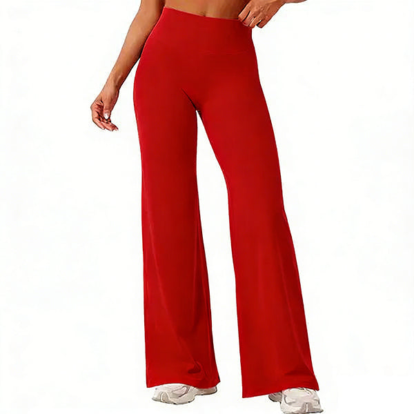 🔥 Women's High-Waist No-Front-Seam Tummy Control Sculpting Pants