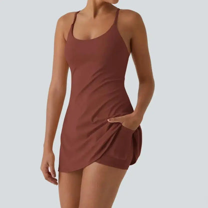 😍Promotion Day💥Backless Sleeveless Dresses With Pockets