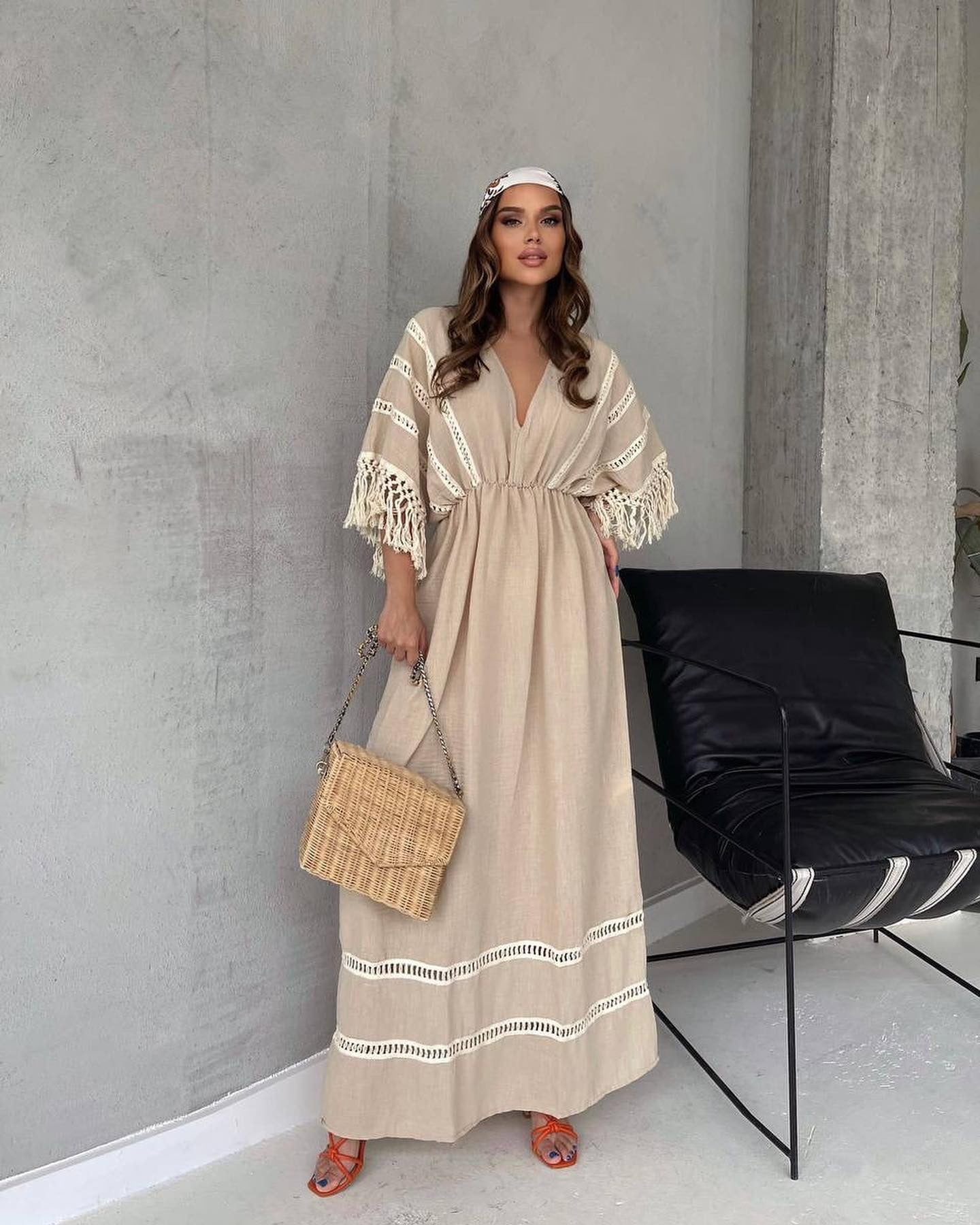 2025 Viral 🔥  V-Neck Comfortable Casual Dress