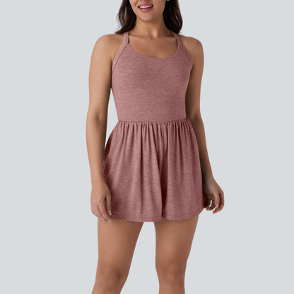 2-in-1 Romper-Easy Peezy Edition Dresses