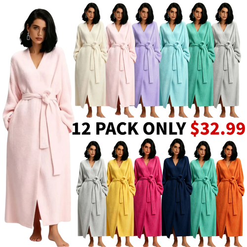 Women's Double-Sided Fleece Robe
