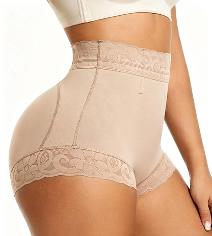 High Waist Shapewear Panty with Anti-Slip Silicone Band