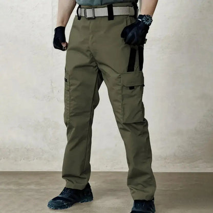 Men's Durable Outdoor Multi-Pocket Work Training Cargo Pants