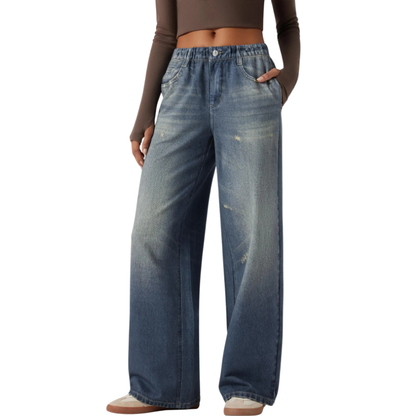 Women's Mid-Rise Casual Jeans
