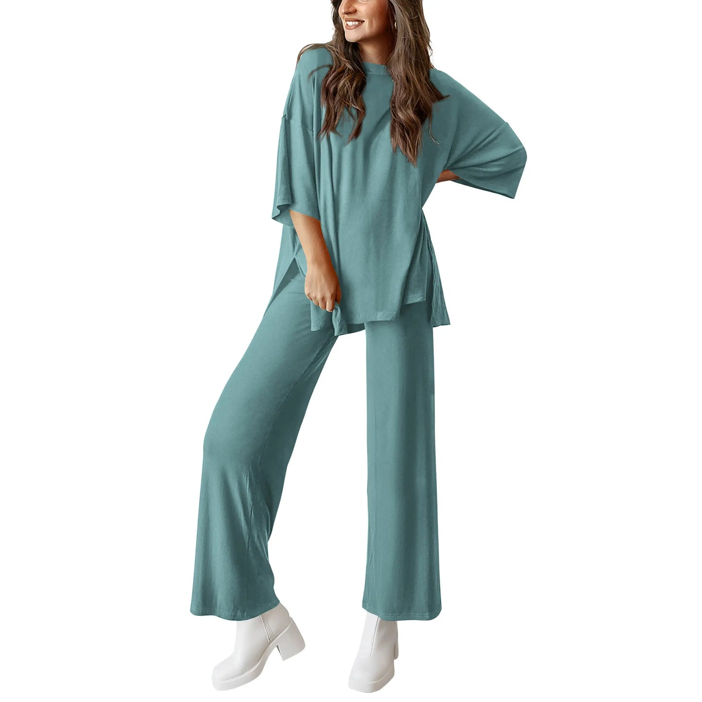 ⏰ Flash Deal!! Comfy & Loose Tee Set – Hot Seller, Limited Time Only!